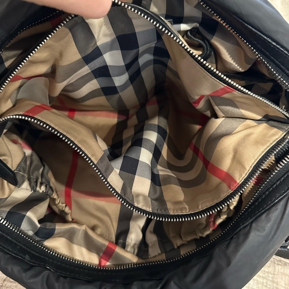 Burberry Abbey quilted nylon diaper bag
